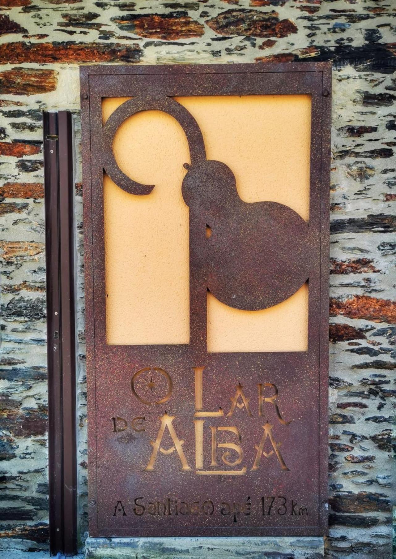 O Lar De Alba Villa La Rua Eksteriør billede